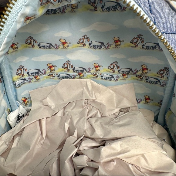 NWT. Disney Loungefly Winnie the Pooh Mini Backpack. Winnie the Pooh & his pals main image 4